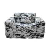 Rounded Arm Compress Sofa Set – Minimal Form, Maximum Comfort HSM-9309