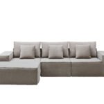 Modern Modular Sofa for Two – HSM-9303 Double Seat with Chenille Cover & Spring Cushioning